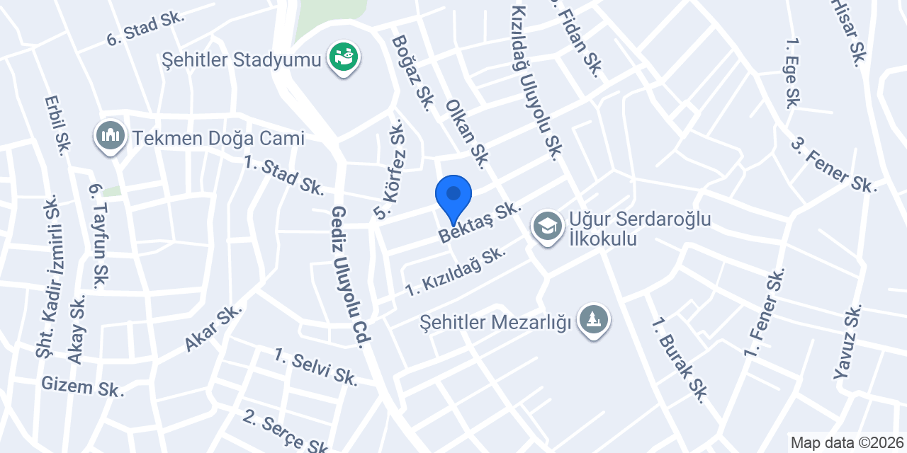 Ambalaj Özmen Temizlik konumu
