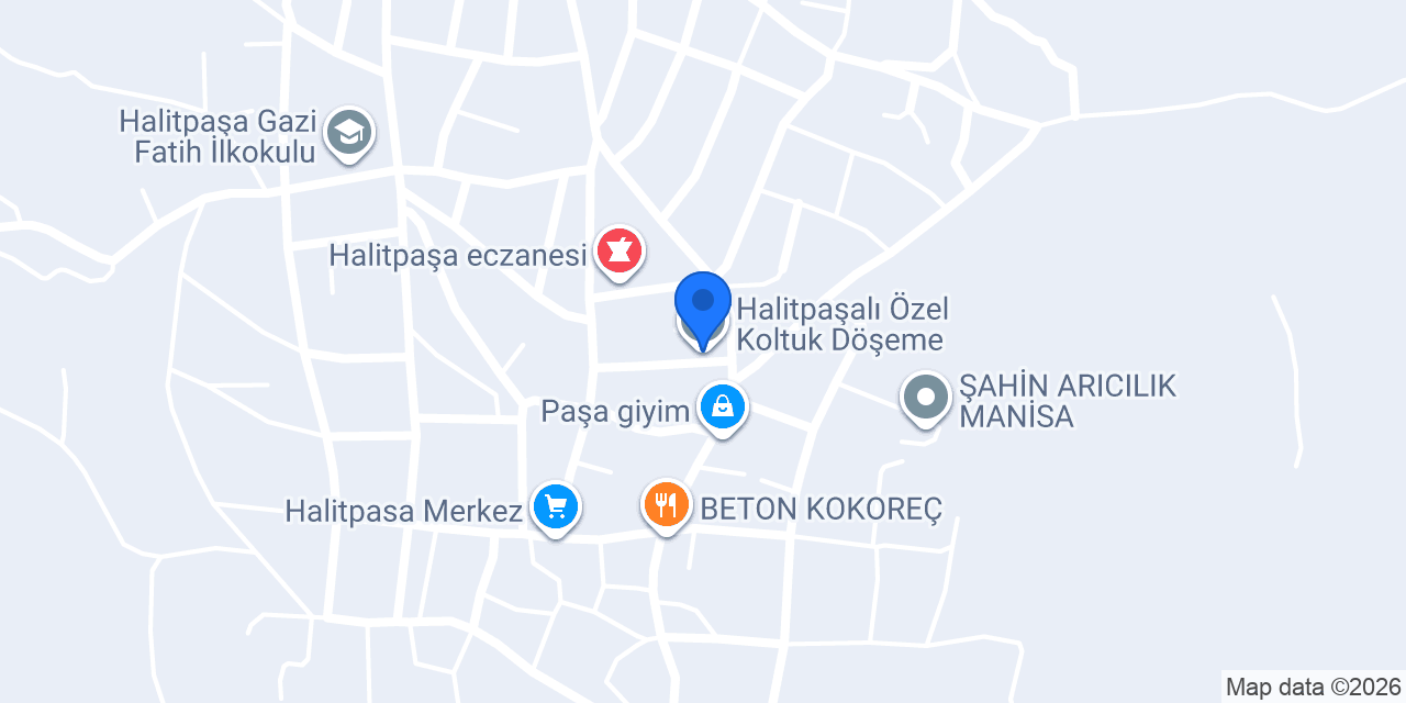 Halitpaşalı Özel Koltuk Döşeme konumu