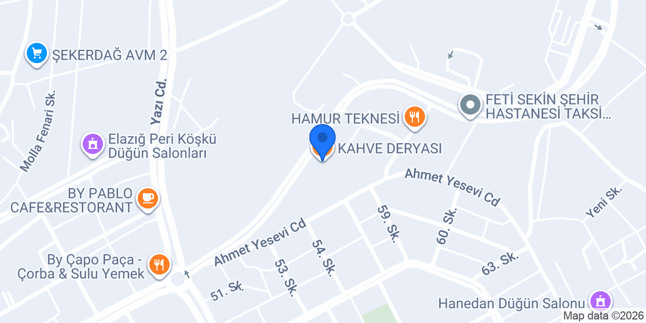 KAHVE DERYASI konumu