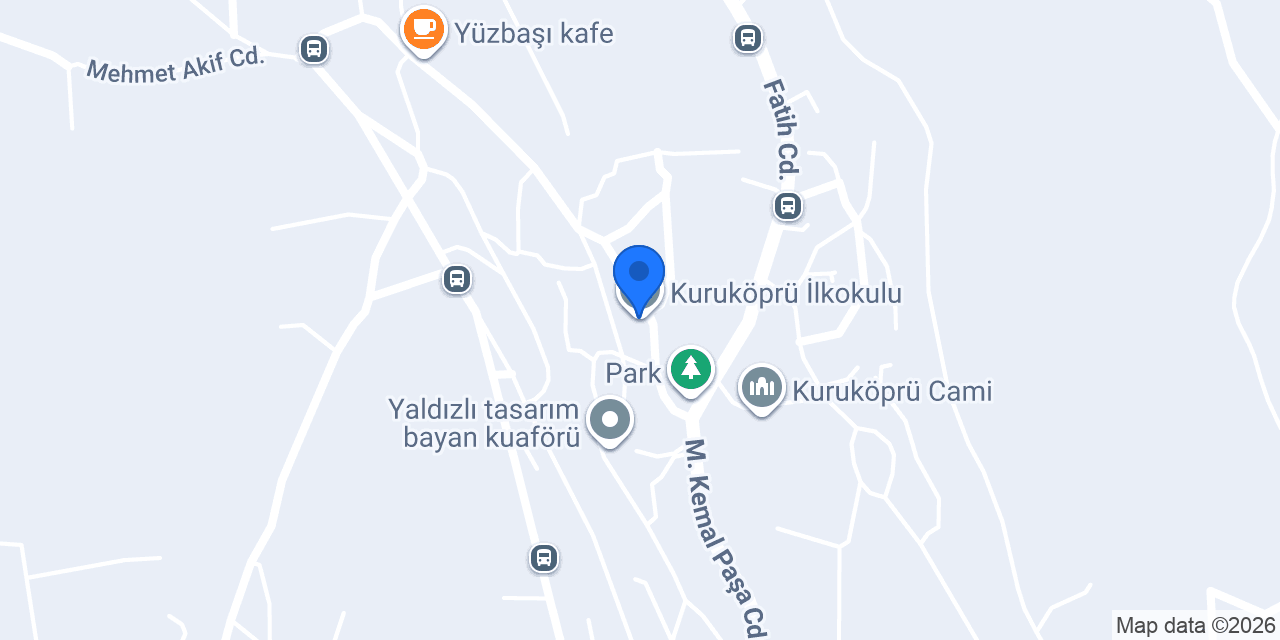 Kuruköprü İlkokulu konumu