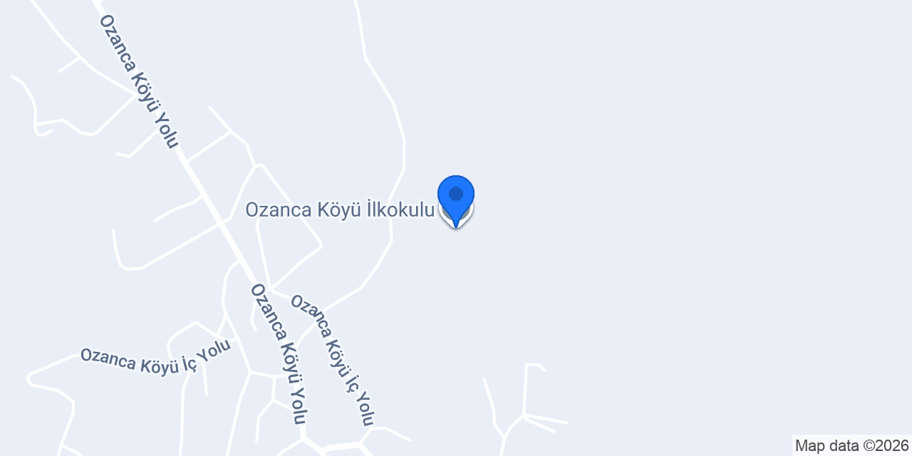 Ozanca Köyü İlkokulu konumu