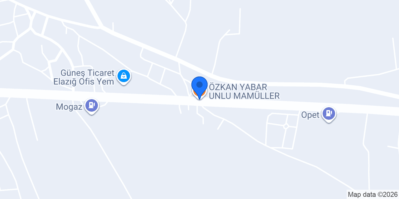 ÖZKAN YABAR UNLU MAMÜLLER konumu