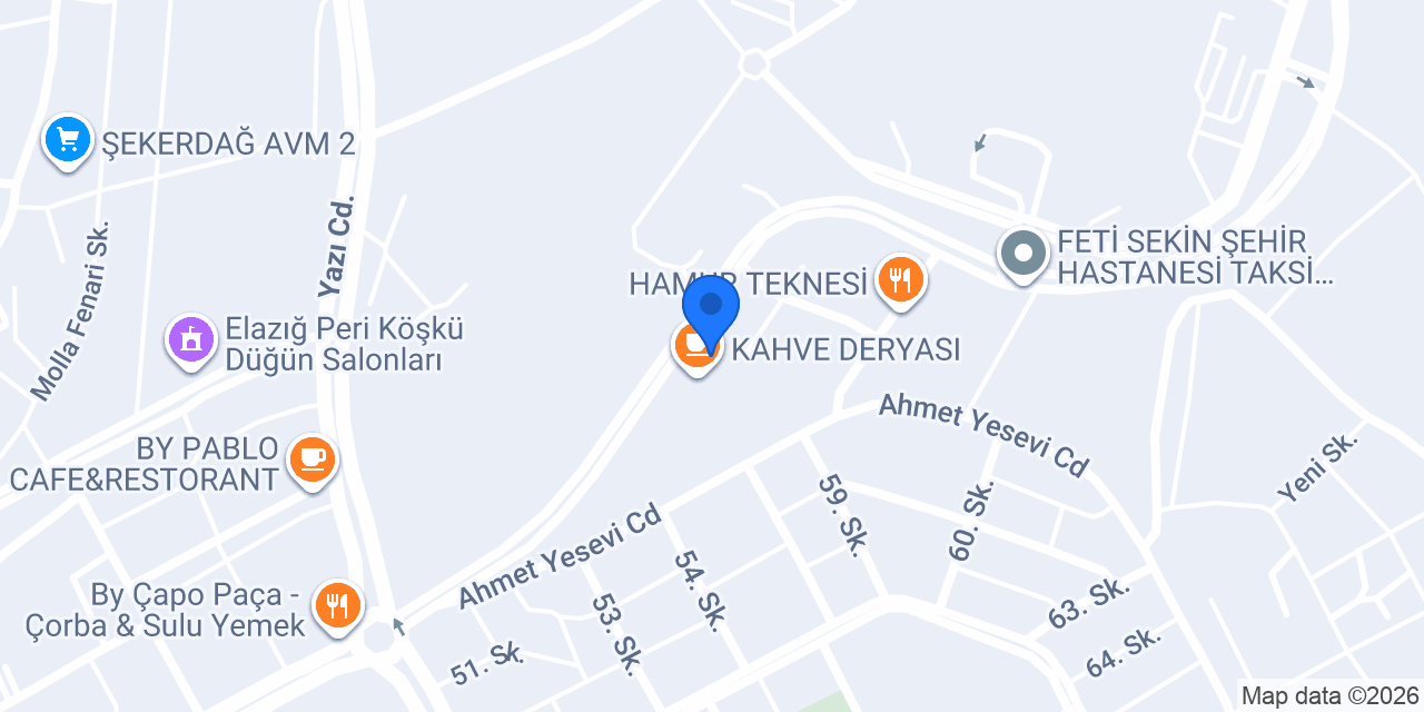 Bulut oto aksesuar Elazığ konumu