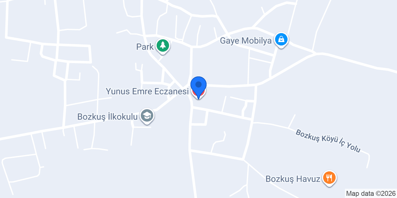 Yunus Emre Eczanesi konumu