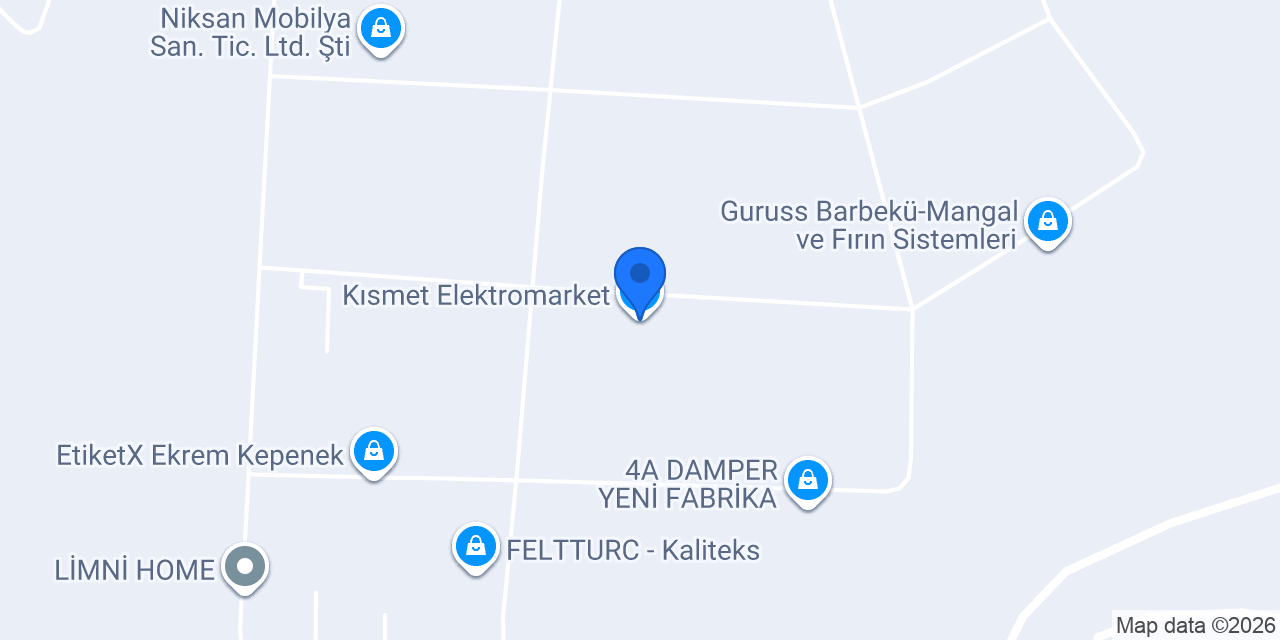 Kısmet Elektromarket konumu