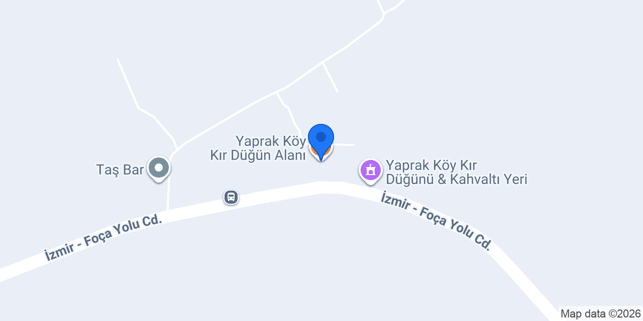 Yaprak Köy Kır Düğün Alanı konumu
