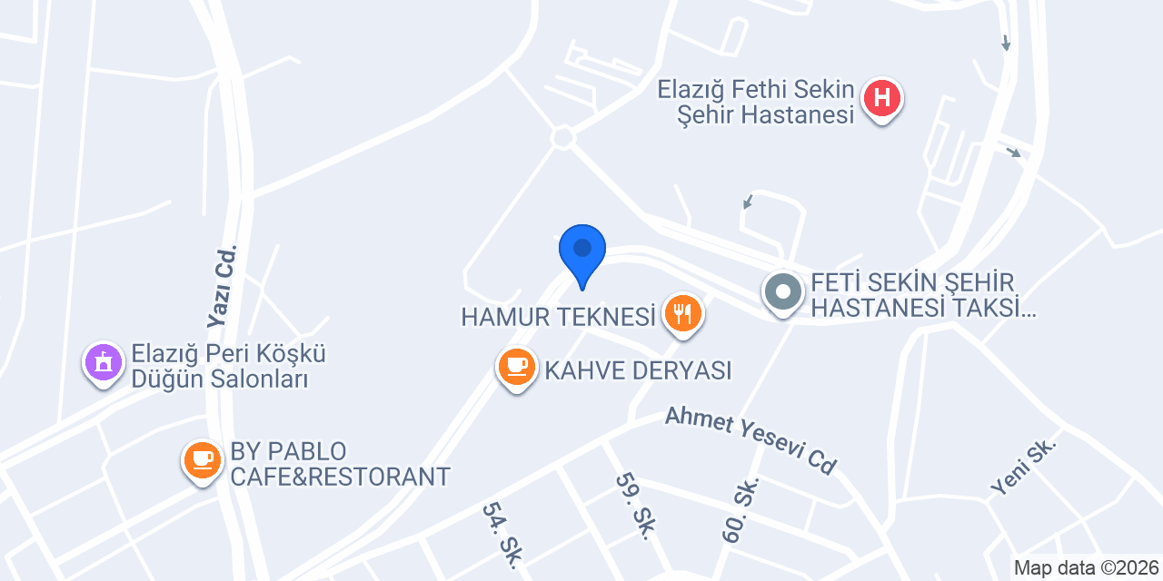 DERİKO ÇİÇEKÇİLİK-ELAZIĞ konumu