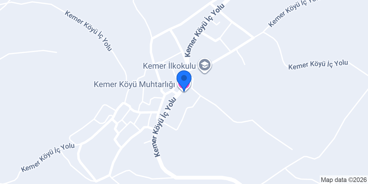 Kemer Köyü Muhtarlığı konumu