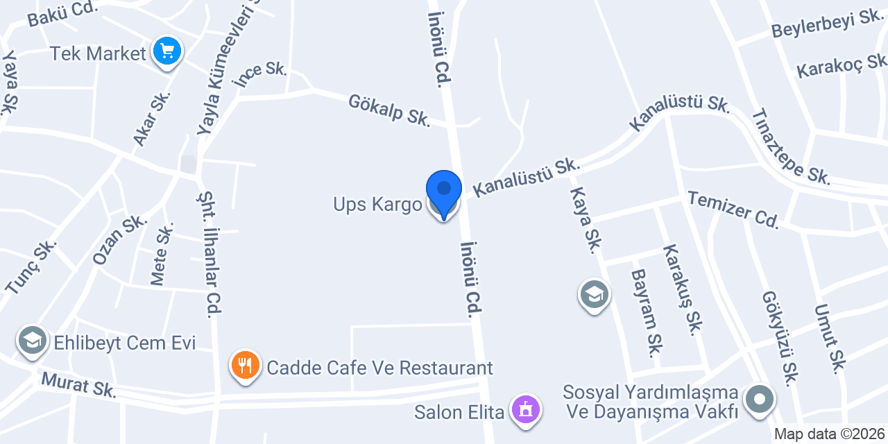 Ups Kargo konumu