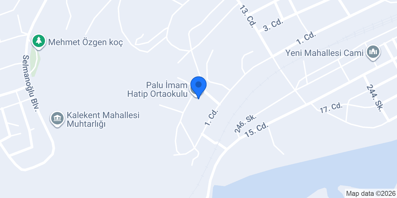 Palu İmam Hatip Ortaokulu konumu