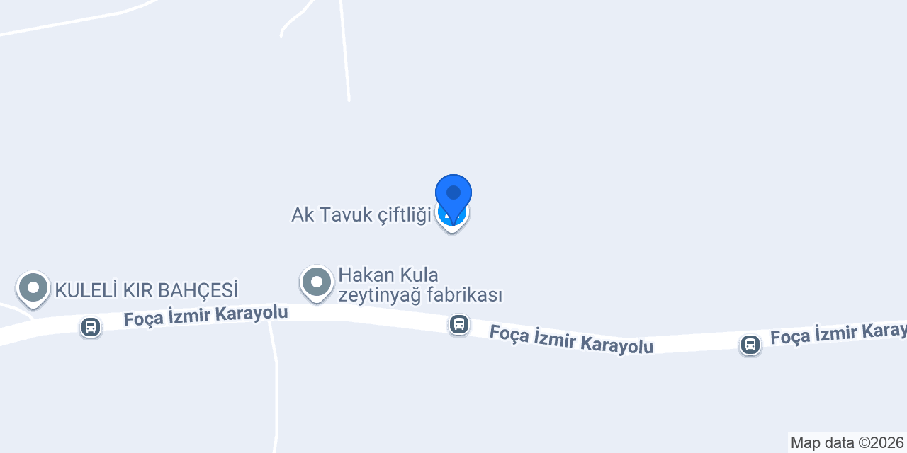 Ak Tavuk çiftliği konumu