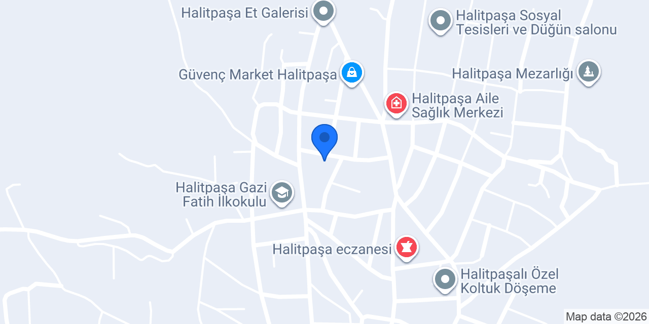 Halitpaşa Kız Öğrenci Yurdu konumu