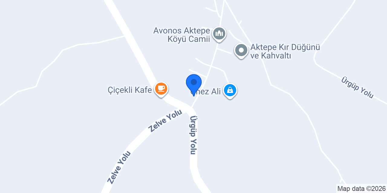 Hitit Seramik Zelve konumu