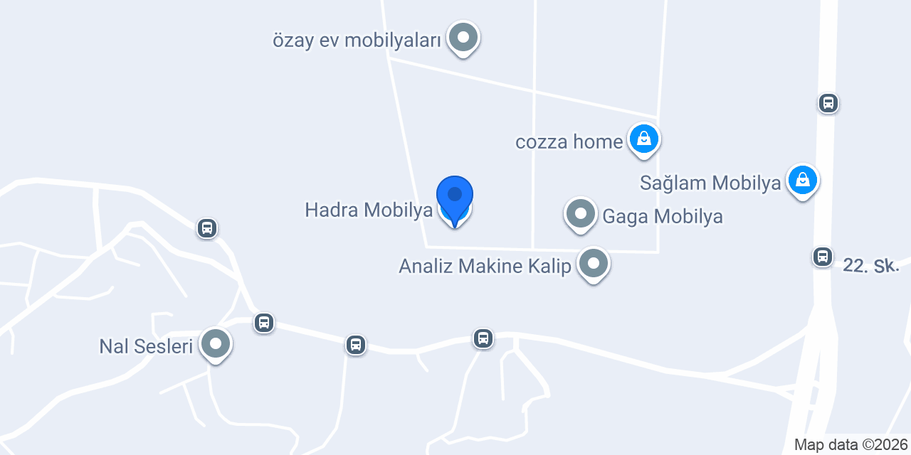 Hadra Mobilya konumu