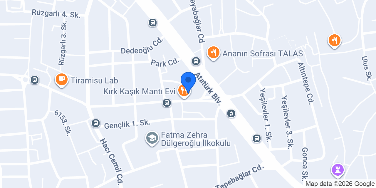Talas Altun Anahtar konumu