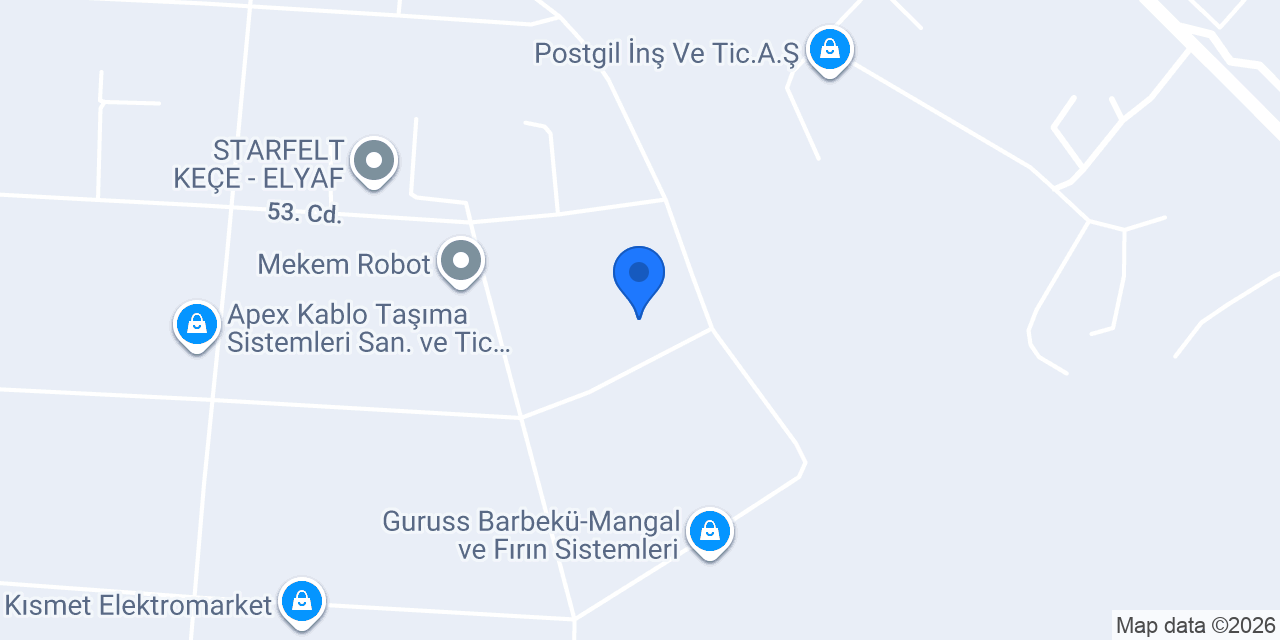 Tuğsan Malzemecilik San. Tic. Ltd. Şti. konumu