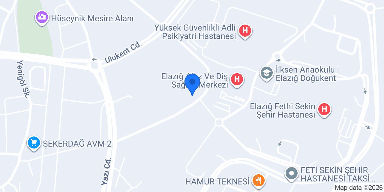 OKUBAY ECZANESİ konumu