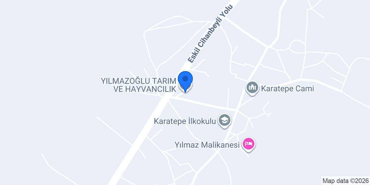 YILMAZOĞLU TARIM VE HAYVANCILIK konumu