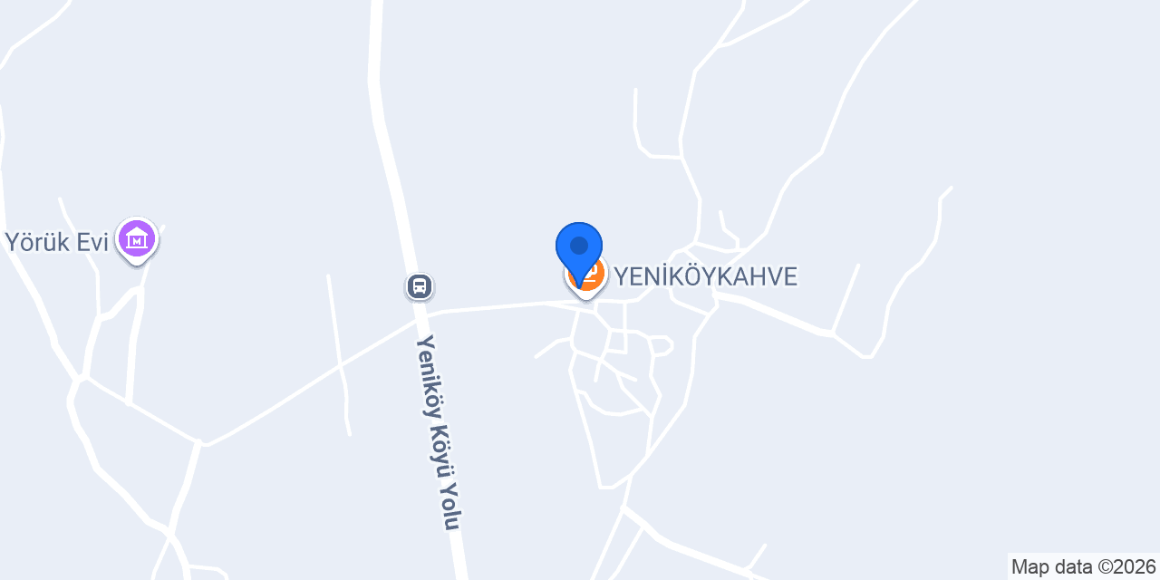 Yeniköy Yörük Evi konumu