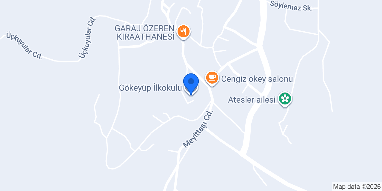 Gökeyüp İlkokulu konumu