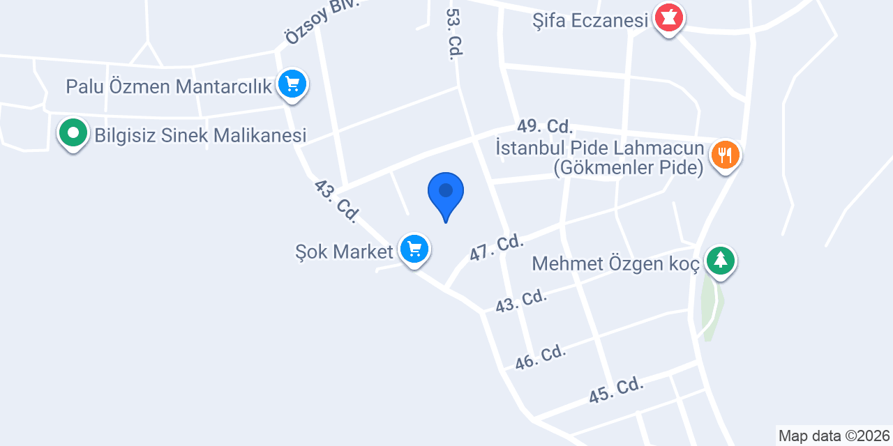 Palu Ortaokulu konumu
