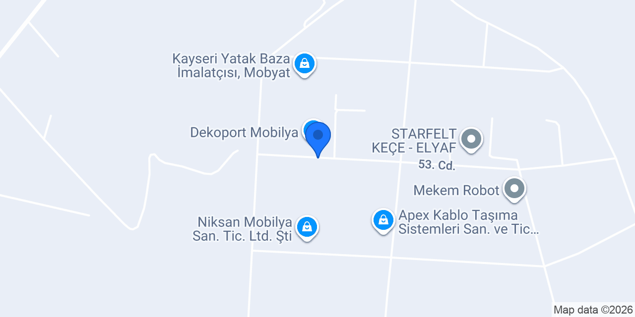 PARAF MOBİLYA / KAYSERİ konumu