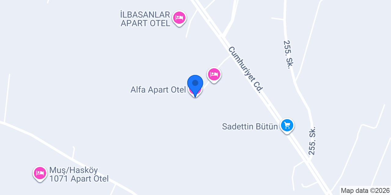 Alfa Apart Otel konumu