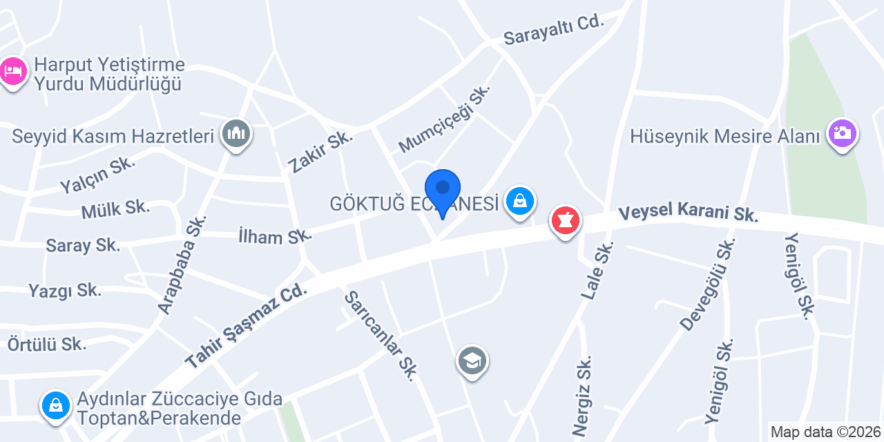 ARAS Sürücü Kursu konumu