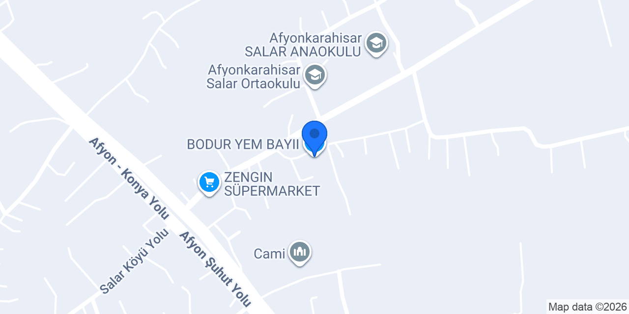 BODUR YEM BAYII. konumu