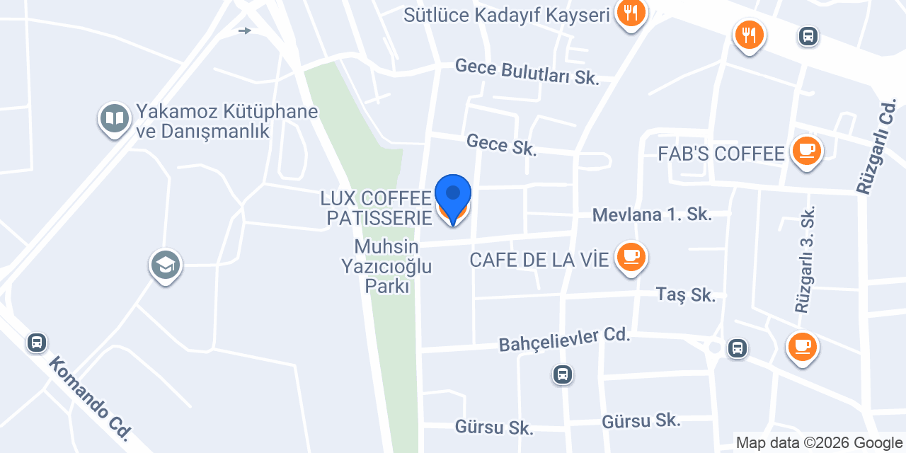 LUX COFFEE PATISSERIE konumu