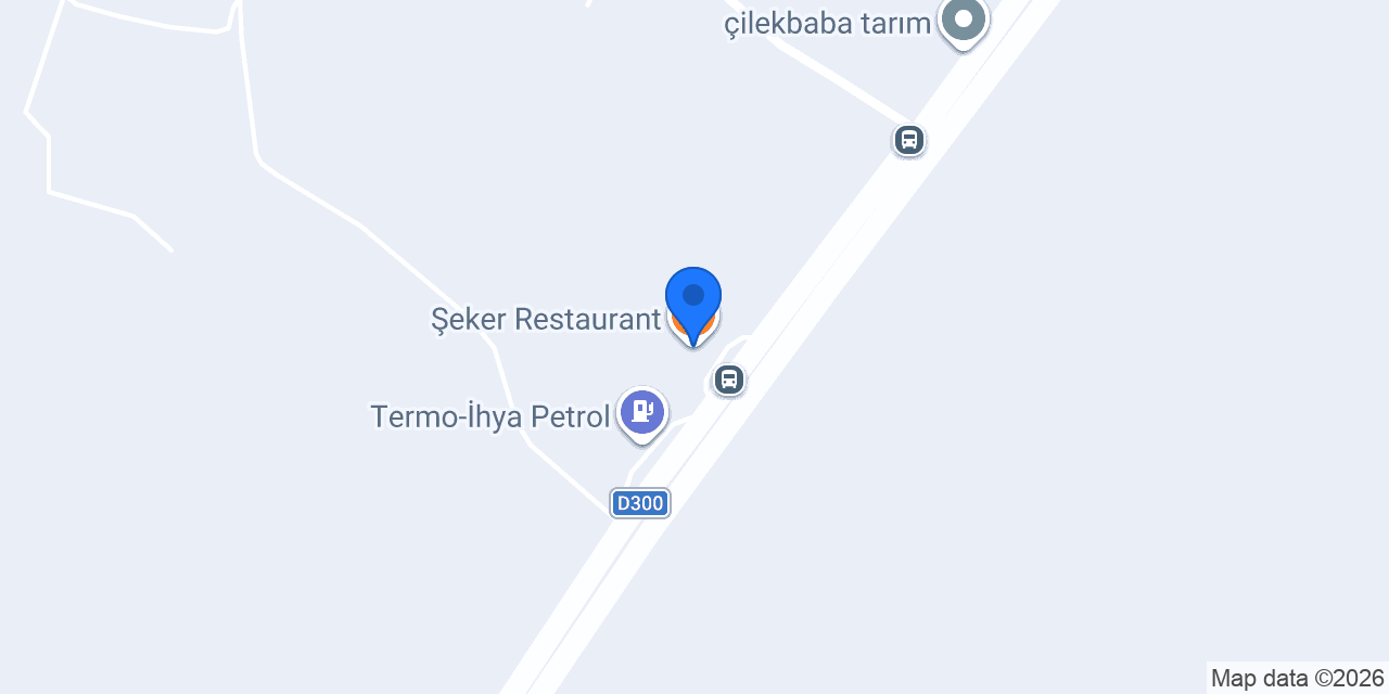 Şeker Restaurant konumu