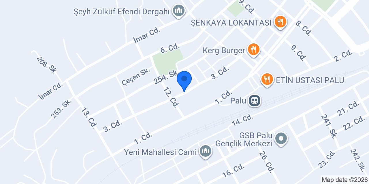 Tapu Müdürlüğü konumu