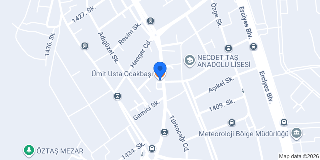 Ümit Usta Ocakbaşı konumu