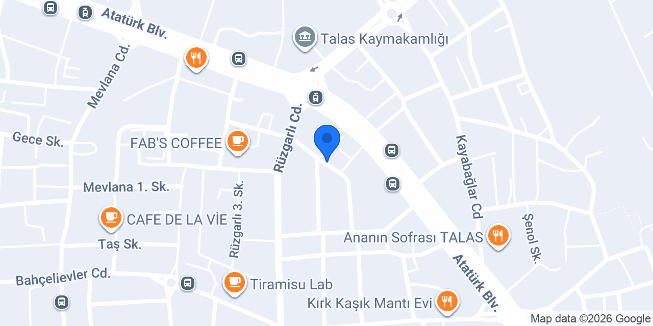 Kuaför Bünyamin Kılıçkıran konumu
