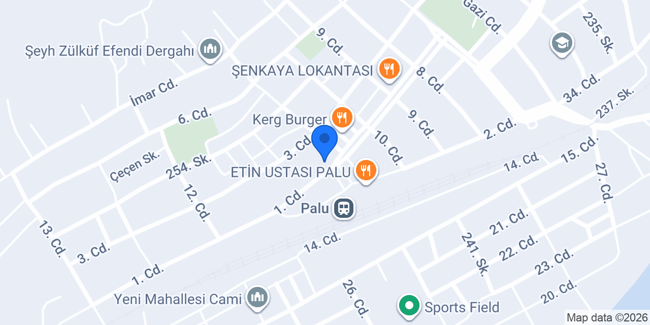 Palu Askerlik Şubesi konumu