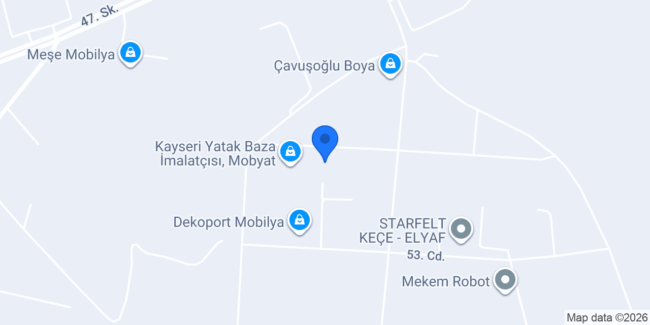 Mavera Mobilya konumu