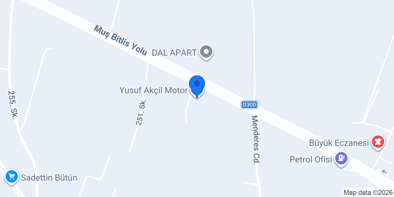 Yusuf Akçil Motor konumu