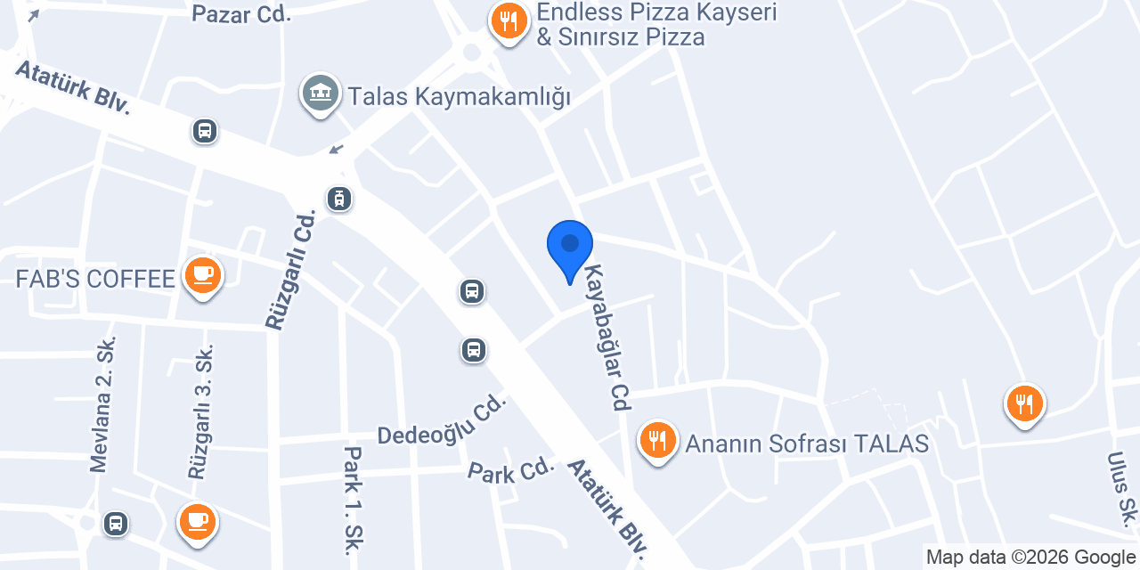 Akbulut Sağlık Kabini Talas konumu