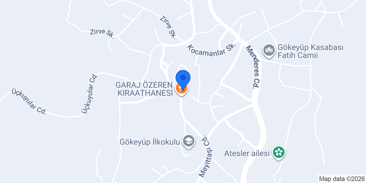 Gökeyüp Sağlık Evi konumu
