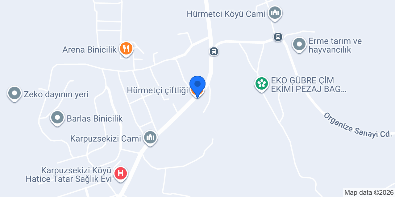 Hürmetçi çiftliği konumu