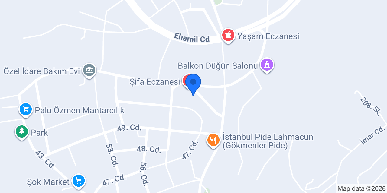 Palu Hac Malzemeleri konumu