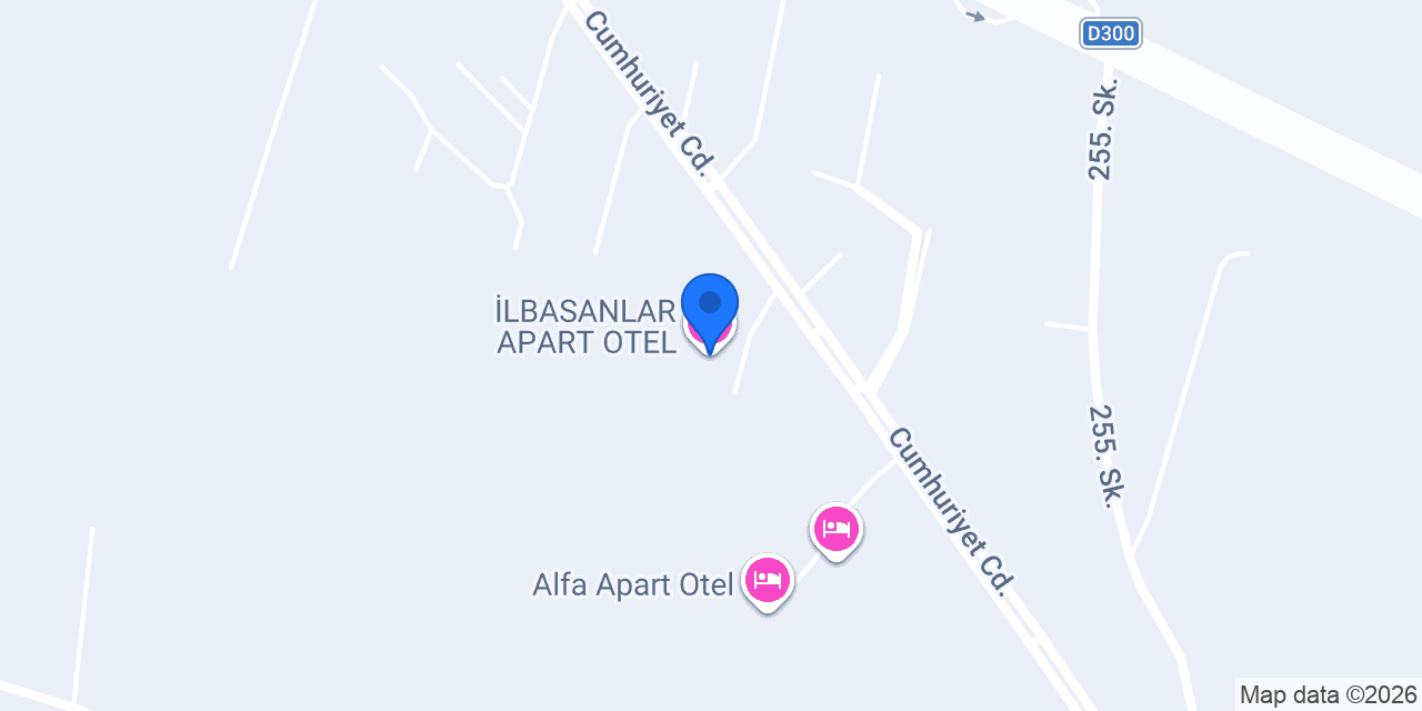 İLBASANLAR APART OTEL konumu