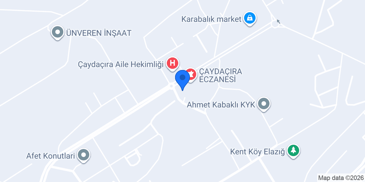 Çaydaçıra Ekmek Fırını konumu