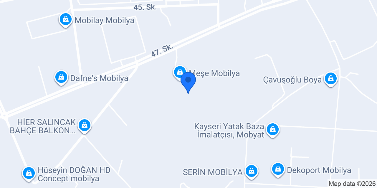 Meşe Home konumu