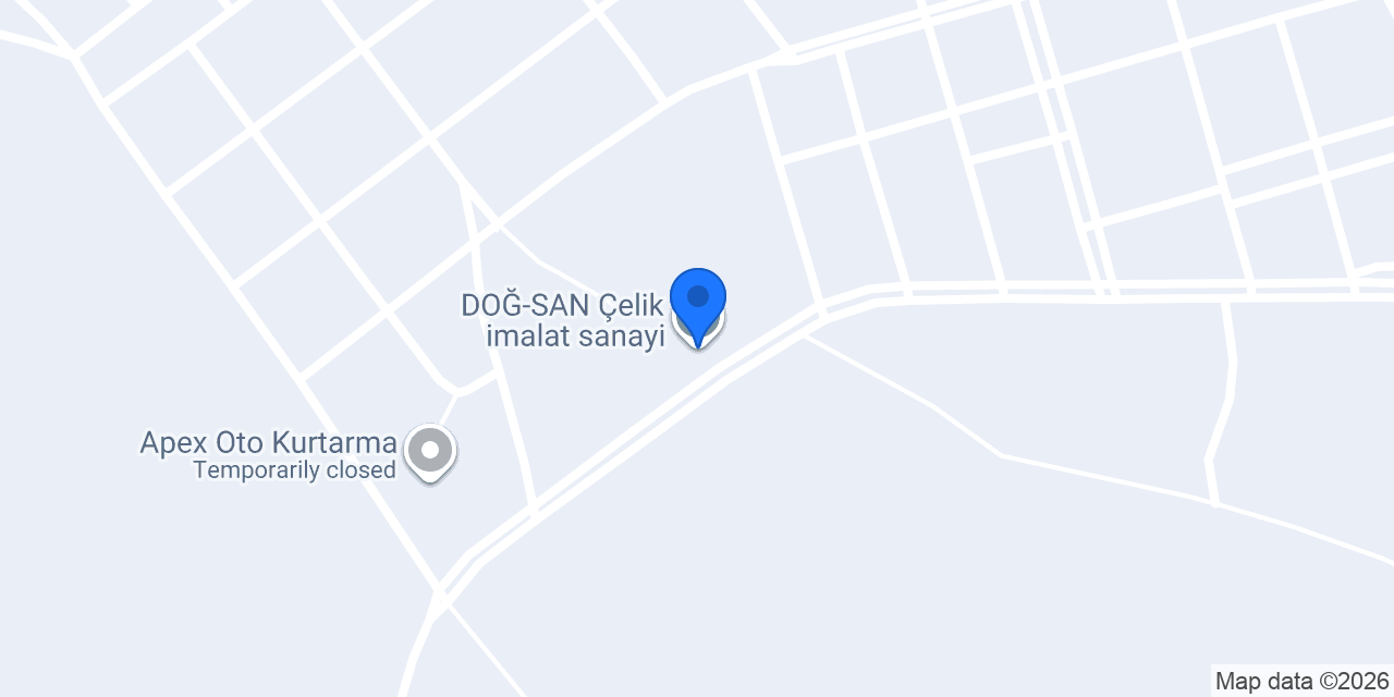 DOĞ-SAN Çelik imalat sanayi konumu