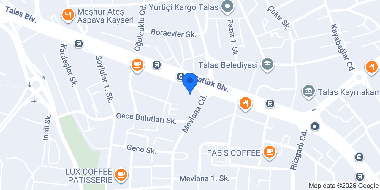 SD DÖNER (Talas) konumu