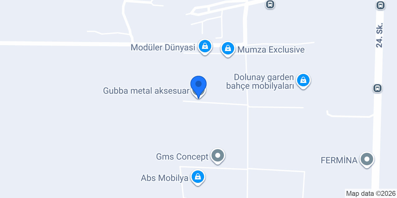 Gubba metal aksesuar konumu