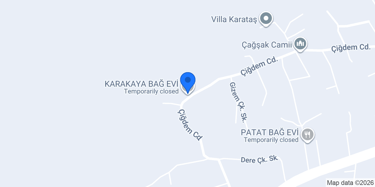 KARAKAYA BAĞ EVİ konumu