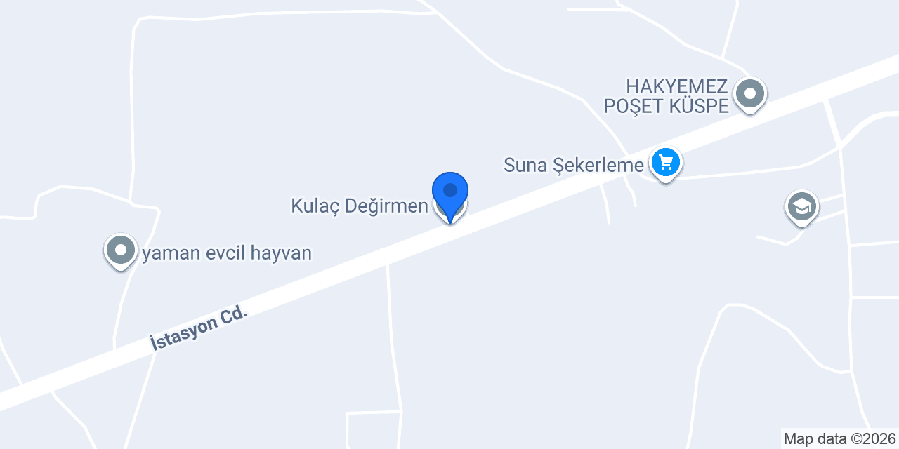 Kulaç Değirmen konumu