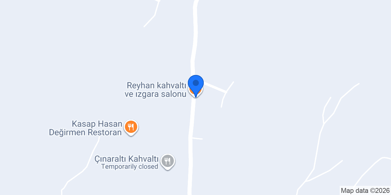 Reyhan kahvaltı ve ızgara salonu konumu